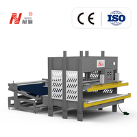 Système d'emballage semi-automatique de matelas : Machine de compression et de conditionnement sous film et sacs, Ligne de production