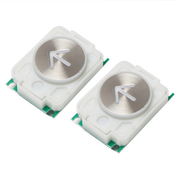 Bouton poussoir d'ascenseur moderne en métal DA482/MTD482A101G03/G01 pour Mitsubishi Lingyun 2 boutons DC12V
