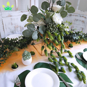 Nhân Tạo Hoa bia Hoa Nho Vòng Hoa Nhà Máy Treo Nho Trong Mờ Màu Xanh Lá Cây Cho Phía Trước Hiên Nhà Hoa Trang Trí Nội Thất Hoa Cây Xanh - Product Image 4