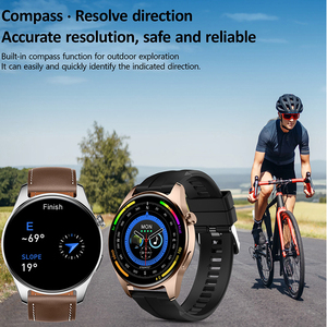 ใหม่2023นาฬิกาอัจฉริยะ HK4แนวสปอร์ต AMOLED AMOLED สำหรับผู้หญิง BT Call NFC GPS ผู้ชายฟิตเนสกลม smartwatch 1.5นิ้ว - Product Image 3