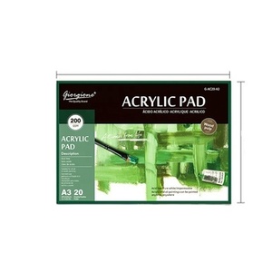 Giorgione G-AC20-A3 200GSM papier <span class=keywords><strong>de</strong></span> peinture acrylique pressé à froid sans acide 20 feuilles taille A3 - Product Image 1