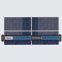 Robot de nettoyage de panneaux solaires MR-G3 1650mm*2 à double plateau gauche et droit, télécommande 4G, correction automatique intelligente de l'attitude
