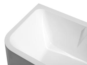 Baignoire autoportante en acrylique CUPC à vente chaude 2025 avec robinet doré, baignoire blanche autoportante avec <span class=keywords><strong>hydromassage</strong></span> - Product Image 4