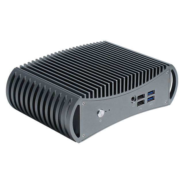 Rugged Industrial Fanless PC Intel I5-1235U 8GB DDR4 256GB SSD Dual 2.5G LAN for DP Type-C Triple Screen PVE ESXi