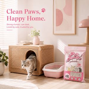 Arena para Gatos de Bentonita Sanitaria, Baja en Difusión de Polvo, Proveedor de Exportación - Product Image 1