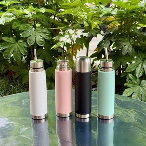 Nuevo Termo de Acero Inoxidable Aislado de 500ml para <span class=keywords><strong>Mate</strong></span> Argentino con Bombilla, Mantiene el Calor de 6 a 12 Horas, Regalo Empresarial - Product Image 2