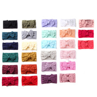 Bandeau pour bébé sans endommager la peau, bandeau large pour fille, vente en gros, bandeau doux en nylon jacquard pour bébé fille, coiffure pour enfants