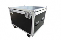 Valise de vol en aluminium vert camouflage, alliage d'aluminium, étanche IP67, personnalisable, garantie ISO9001, 30x25x20cm