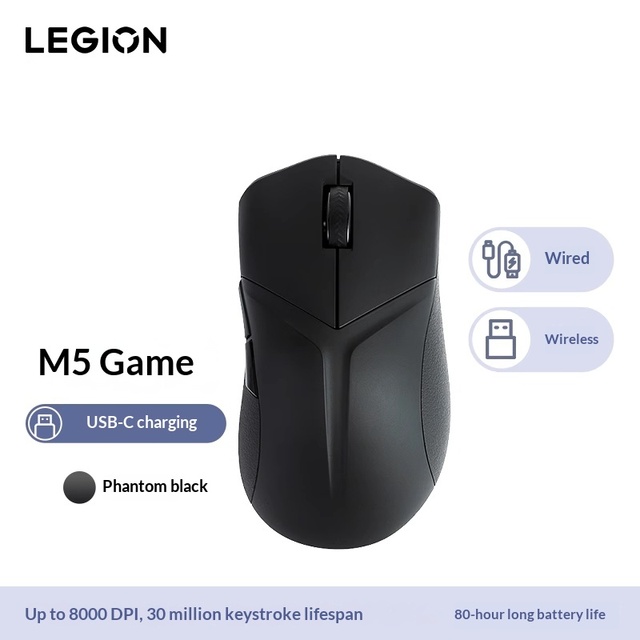 Legion M5/M5 Pro Fessional RGB Illuminated Gaming Mouse for Laptop and Desktop E-Sports
