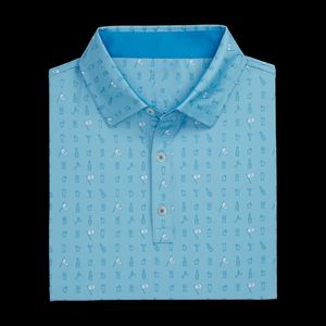 2025 logotipo personalizado algodón Jersey Casual hombres Polos en blanco serigrafiado transpirable manga corta Polo de Golf para hombres - Product Image 3