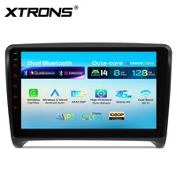 Estéreo para Auto Android de 9 Pulgadas para Audi TT MK2 8J 2006-2012, 8+128GB, UNISOC 7865 Global 4G, AKM 7604, Bluetooth Dual, Giroscopio, QLED, CE-XTRONS