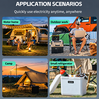 Générateur solaire portable LiFePO4 1500W, station d'alimentation MPPT 15W, charge sans fil PD65W USB C pour situations d'urgence, camping, camping-car
