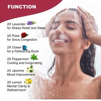 Tablettes de bain 100% naturelles à l'eucalyptus pour la douche, aromathérapie stimulante, diffuseurs de vapeur pour la douche, soulagement du stress