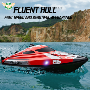 Yf 2.4GHz <span class=keywords><strong>RC</strong></span> tàu cao tốc 25 km/h Brushed Motor <span class=keywords><strong>RC</strong></span> thuyền đồ chơi tốc độ cao điện điều khiển từ xa thuyền đồ chơi - Product Image 2