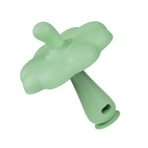 YC Jouet à mâcher et à secouer en silicone souple de qualité alimentaire 100% en forme de petit <span class=keywords><strong>champignon</strong></span>, pour bébés unisexes de 0 à 24 mois, couleur et logo personnalisés - Product Image 3