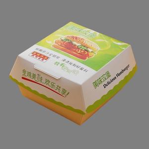 Lebensmittelechte Einweg-Papier-Burgerbox mit individuellem Logo, Takeout-<span class=keywords><strong>Box</strong></span> für Fast Food, Hamburger-<span class=keywords><strong>Box</strong></span>, Verpackungsbox für frittiertes Hähnchen - Product Image 3