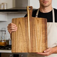 Plateau en bois de noyer de luxe, taille personnalisée, artisanat, vente en gros OEM&ODM