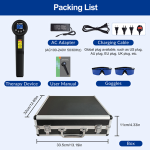 Dispositivo Professionale per Terapia Laser Freddo 650nm 808nm per Lesioni Muscolari Profonde, Dolore al Ginocchio e alle Schiena, e Infortuni Sportivi - Product Image 6