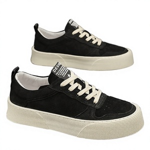 Chaussures décontractées classiques pour hommes respirantes à lacets - Tendance mode, PVC souple, légères, antidérapantes, empeigne en maille, couleur unie - Product Image 3