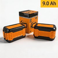 Batterie Li-ion FLEXVOLT 9,0 Ah 20 V/60 V DCB609 la plus vendue, 180 Wh, pour outils électriques robustes (meuleuse, clé, perceuse)