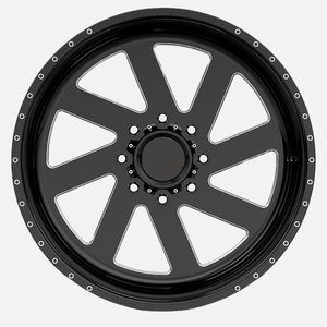 Jantes forgées en alliage, concaves profondes, argent/noir poli, pour camion tout-terrain, 20, 22, 23, 26 pouces, 4, <span class=keywords><strong>5</strong></span>, 6 ou 8 trous, pour Ford - Product Image 3