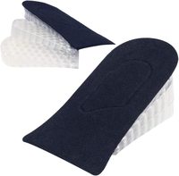 2/3/4 couches Semelle intérieure d'ascenseur invisible augmentant la hauteur Coussin d'air réglable Talon Plug-in Chaussure de levage pour hommes et femmes