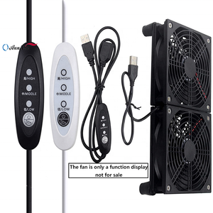 Sélecteur de mode haute moyenne basse 3 vitesses câble de commutation USB réglable <span class=keywords><strong>pour</strong></span> ventilateurs de bureau 5v - Product Image 1