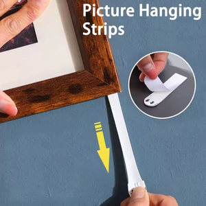 Strisce Adesive Flessibili Resistenti alle Intemperie per Appendere Quadri, Cornici, Attrezzi da Garage, Capanno, Patio e Pareti - Product Image 6
