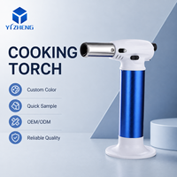 Briquet torche à flamme bleue rechargeable portable DP - Promotion Crème brûlée - Vente chaude