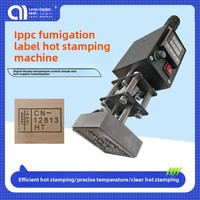 Máquina de Estampado en Caliente Portátil con Logotipo IPPC para Fumigación de Palés de Madera, Fumigación de Exportación, Estampado y Marcado