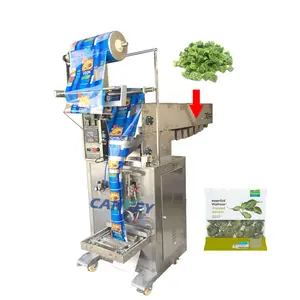 Bag Length From 30-280mm Berries Packaging Frozen Spinach Packing Machine