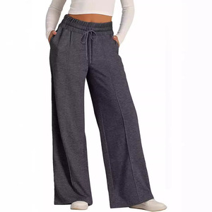 <span class=keywords><strong>Pantaloni</strong></span> Lunghi Casual da <span class=keywords><strong>Donna</strong></span> Yuanbofei, Gamba Larga Comoda, Vita Elastica, Fondo Dritto con Tasche, per Yoga, <span class=keywords><strong>Pantaloni</strong></span> <span class=keywords><strong>Jogger</strong></span> Confortevoli - Product Image 4
