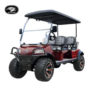 Vehículo utilitario al por mayor coche eléctrico todoterreno HDK Evolution 4 asientos UTV Sightseeing Buggy 48V carros de Golf eléctricos - Product Image 1