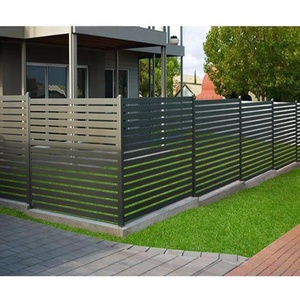 <span class=keywords><strong>Pannelli</strong></span> di Recinzione da Esterno in Alluminio di Design Moderno H70cm Recinzione Personalizzata in WPC Cancello Scorrevole Motorizzato Recinzione Frangivista da 70cm - Product Image 3