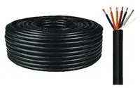Kabel Speaker Panggung Profesional Seer 4core X 2.5mm PVC Hitam 100 hingga 200m Coil untuk Sistem Audio Line Array