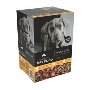 Pasta de Papel Kraft Reciclável Personalizada para Guloseimas de Cães |   Embalagem Ecológica para Petiscos de Animais de Estimação com Relevo e Laminação Fosca - Product Image 4