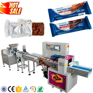 Hot Sales Automatic Energy Bar Production Packing Line Protein Bar Packing Machine Energy Bar Packing Machine