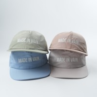 Casquette personnalisée brodée de haute qualité non structurée à 5 panneaux Casquette à 5 panneaux non structurée