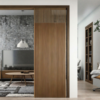 Porte coulissante invisible Ghost Gate, simple, en alliage d'aluminium, étanche, sans formaldéhyde, résistante à l'humidité