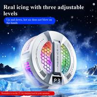 Refroidisseur de téléphone portable TL18 15W, radiateur de refroidissement magnétique à semi-conducteurs avec lumière RGB, dissipateur de chaleur rapide, ventilateur de refroidissement pour iPhone