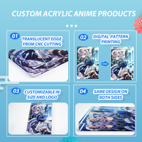 Produits culturels et créatifs sur le thème de l'anime et du manga Hanxin Star : Mahjong à flux de sable et articles en forme de briques, briques acryliques personnalisées