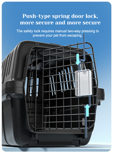Caja de avión para mascotas para gatos y perros, <span class=keywords><strong>jaula</strong></span> portátil para gatos, caja de envío aéreo nacional para perros pequeños, medianos y grandes al por mayor - Product Image 2
