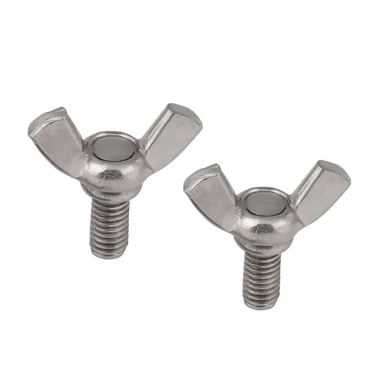 M5*30mm Fastener Butterfly Thumb 316 Stainless Steel Hand Screws Wing Bolts