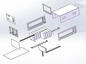 Boîtier métallique personnalisé, fabricant de boîtier de batterie au Lithium, boîtier de batterie personnalisé