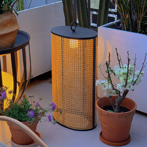 Rattan Outdoor Lantern Rechargeable Battery Powered Landscape <b>Lighting</b> For Garden Wedding Decor <b>Star</b> Design 25000 Hours Lifespan - Product Image 3