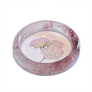 Elegant Handmade <b>Resin</b> Bangles for Women, Modern Lightweight Fashion Jewelry with Unique Colors and Artistic Patterns, Perfect - Product Image 5
