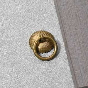 Trung Quốc Cổ Điển Phong Cách Sản Phẩm <span class=keywords><strong>2025</strong></span> Cho Đồ Nội Thất Nhà Phần Cứng Antique Bronze Vòng Tròn Nhỏ Cửa Xử Lý Cho Tủ Ngăn Kéo - Product Image 4