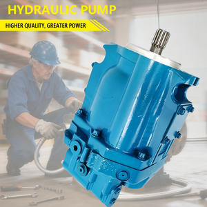 Pompe à piston hydraulique PVE21R OM-PUMP-PVE21R-15T-H 15 cannelures, soupape CVP, entrée et sortie arrière pour engins de construction - Product Image 3