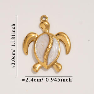 Manna moda organismo marino placcato oro pesce <span class=keywords><strong>aquila</strong></span> animale in acciaio inossidabile ciondoli fai da te per la creazione di gioielli all'ingrosso - Product Image 5