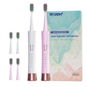 แปรงสีฟันไฟฟ้า E815 ชนิด C ชาร์จซ้ำได้ ระบบโซนิค IPX7 กันน้ำ สีขาวและชมพู สำหรับผู้ใหญ่ พร้อมหัวแปรงเปลี่ยนได้ - Product Image 3